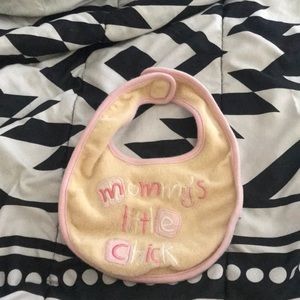 Yellow Stripped Baby Bib